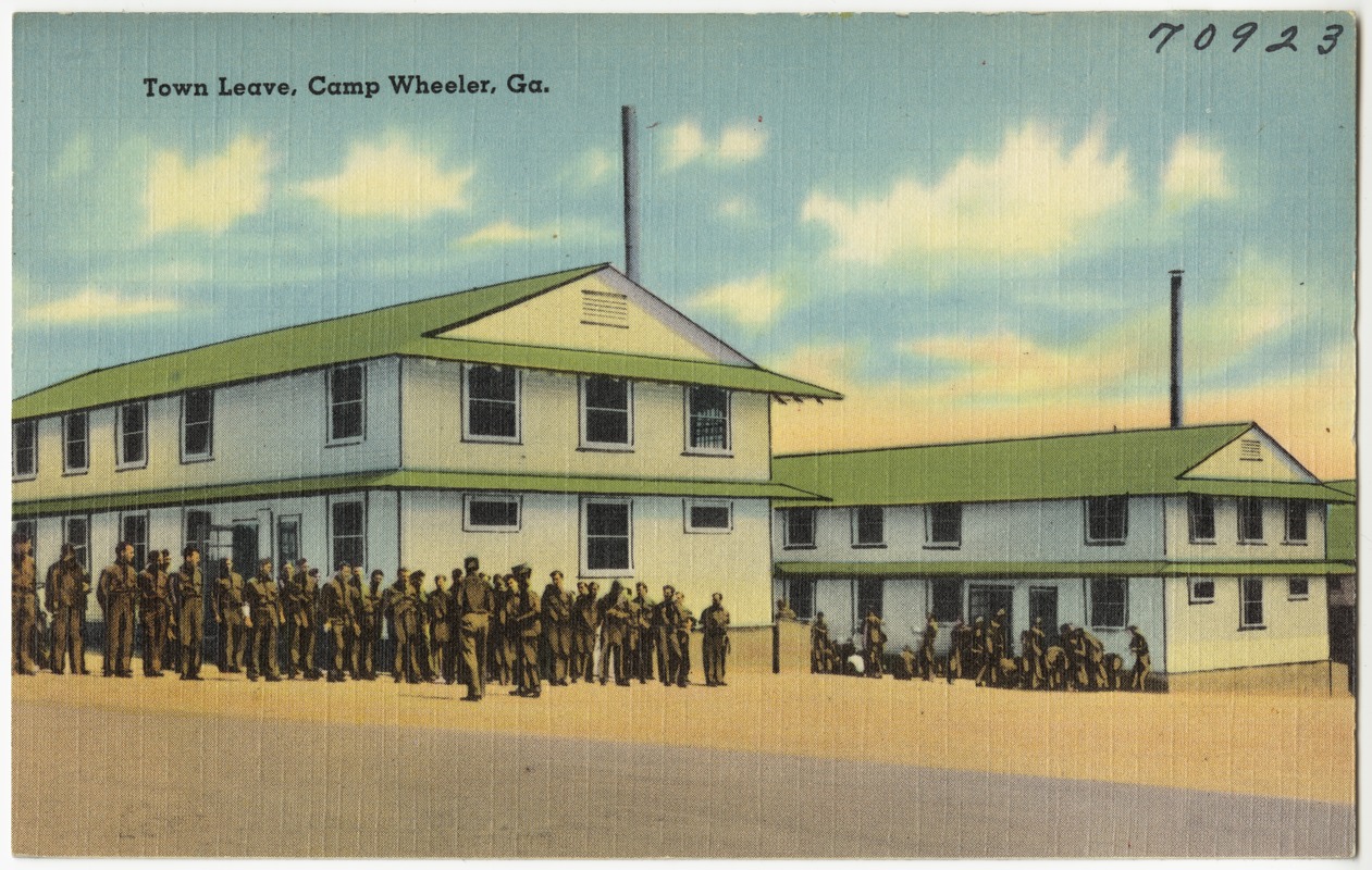 Town leave, Camp Wheeler, Ga.