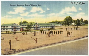 Bayonet grounds, Camp Wheeler, Ga.