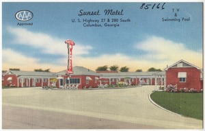 Sunset Motel, U. S. Highway 27 & 280 south, Columbus, Georgia