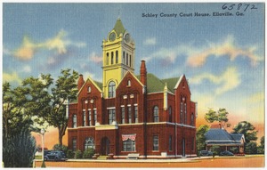 Schley County Court House, Ellaville, Ga.