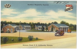Belware Court, U. S. 19, Ellaville, Georgia, southern hospitality supreme