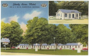 Shady Acres Motel on U. S. 301-25, Glennville, Georgia