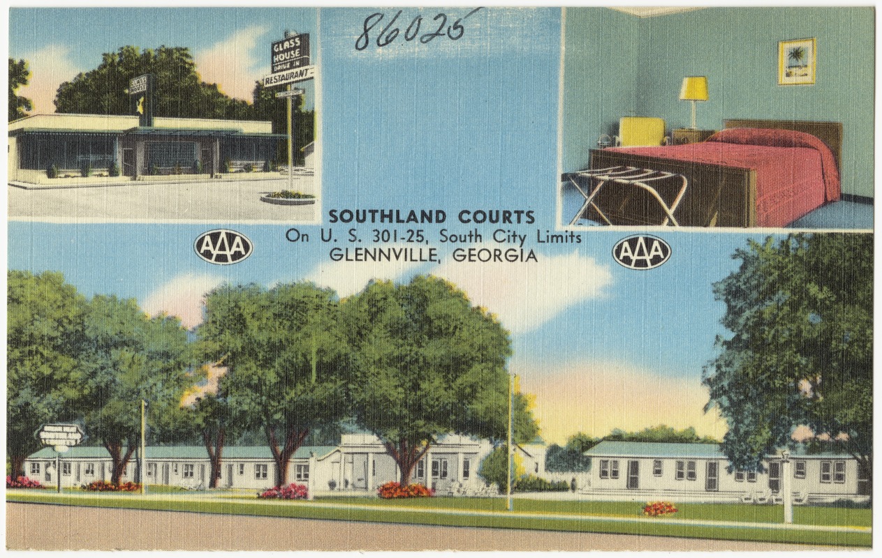 Southland Courts, on U. S. 301-25, south city limits, Glennville, Georgia