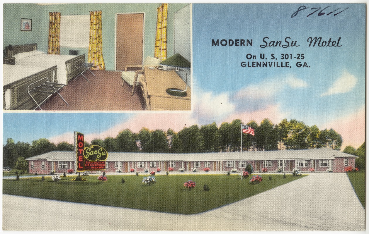 Modern SanSu Motel on U.S. 301-25, Glennville, Ga.