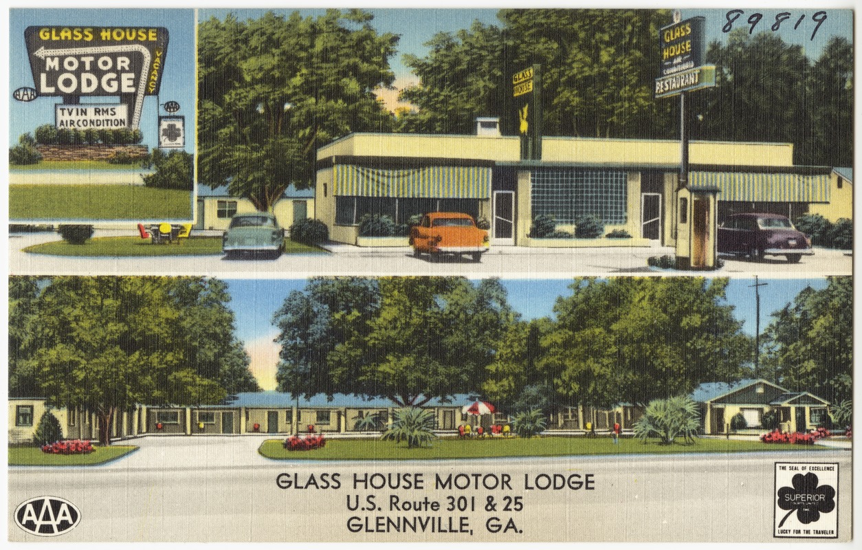 Glass House Motor Lodge, U.S. Route 301 & 25, Glennville, Ga.