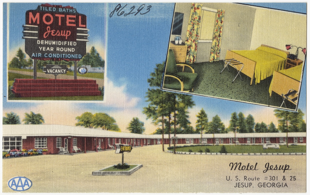 Motel Jesup, U. S. Route #301 & 25, Jesup, Georgia
