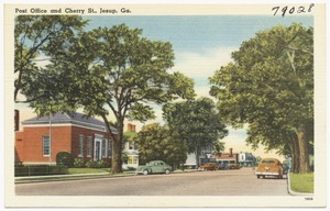 Post office and Cherry St., Jesup, Ga.