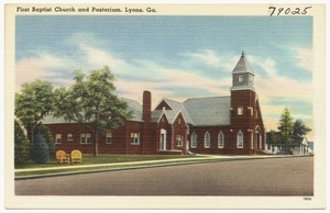 First Baptist Church and Pastorium, Lyons, Ga.