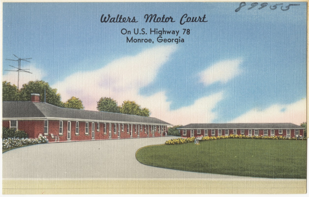 Walters Motor Court on U.S. Highway 78, Monroe, Georgia
