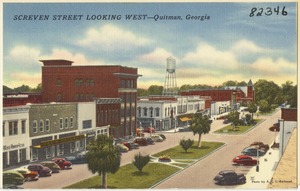 Screven Street looking west -- Quitman, Georgia