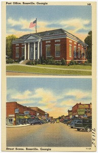 Post Office, Rossville, Georgia, street scene , Rossville, Georgia