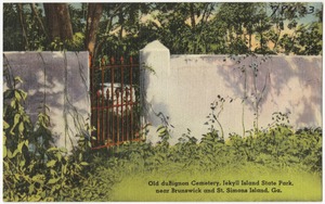 Old duBignon Cemetery, Jekyll Island State Park near Brunswick and St. Simons Island, Ga.