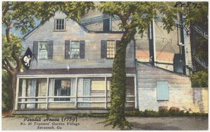 Pirate's House (1759), No. 20 Trustees' Garden Village, Savannah, Ga.