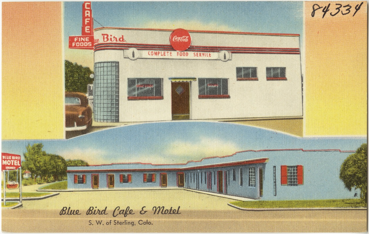 Blue Bird Cafe & Motel, s. w. of Sterling, Colo.