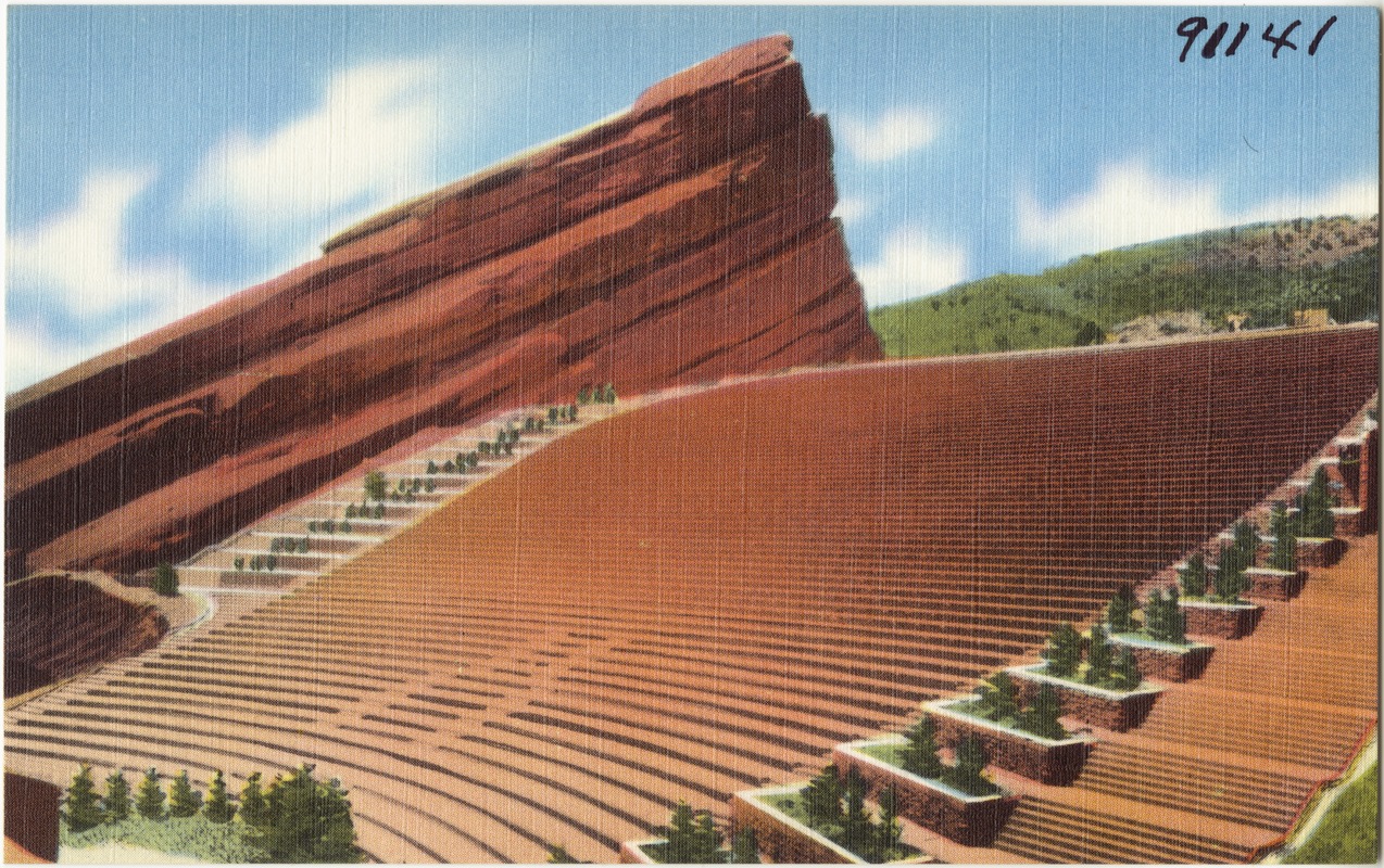 Red Rock Theatre, Park of the Red Rocks, Denver Mountain Parks, Colorado
