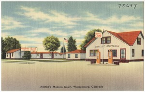 Norton's Modern Court, Walsenburg, Colorado