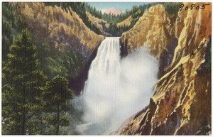 Great Falls and Canon of the Yellowstone in Yellowstone National Park.
