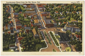 Loockerman Street from the air, Dover, Del.