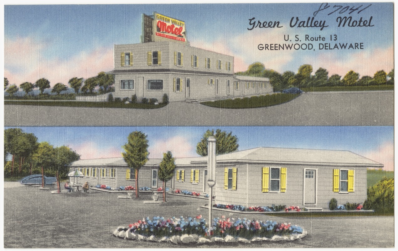Green Valley Motel, U. S. Route 13, Greenwood, Delaware