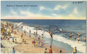Bathing at Rehoboth Beach, Delaware