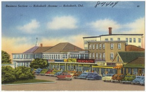 Business section -- Rehoboth Avenue -- Rehoboth Beach, Del.