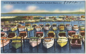 Scene at Indian River Inlet (Fisherman's Paradise) Rehoboth Beach, Del.