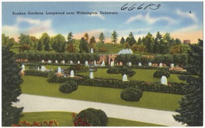 Sunken Gardens, Longwood near Wilmington, Delaware