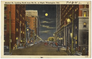 Market St., looking north from 9th St., Wilmington, Del.