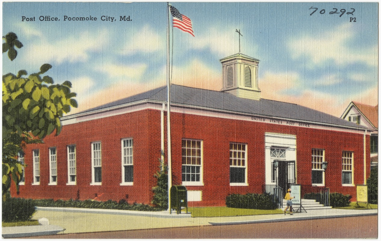 Post Office, City, Md. Digital Commonwealth