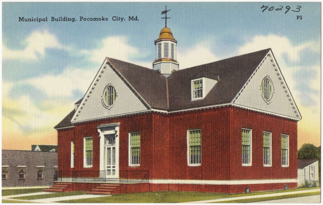 Municipal building, Pocomoke City, Md.