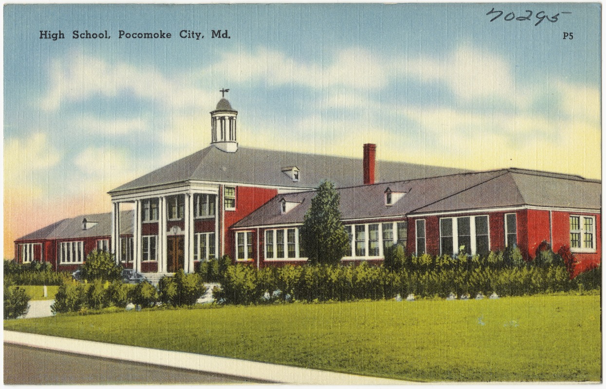 High school, Pocomoke City, Md.