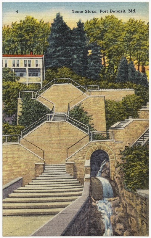 Tome Steps, Port Deposit, Md. Digital Commonwealth