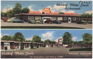 Waldorf Motor Court Restaurant, Waldorf Motor Court, Waldorf, Maryland