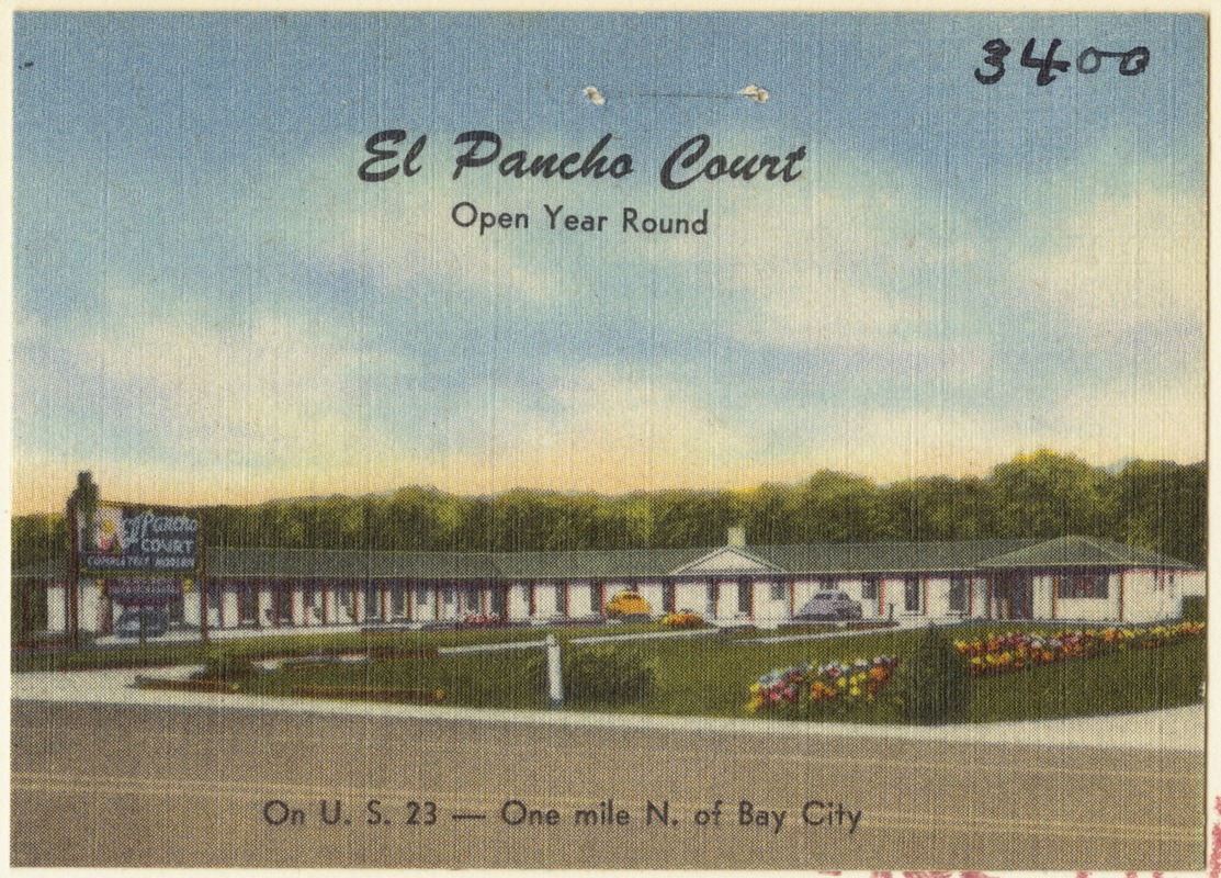 El Pancho Court, open year round on U. S. 23 -- one mile n. of Bay City