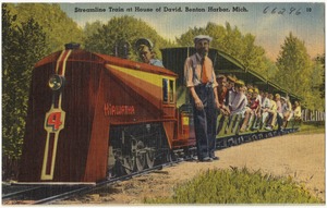 Streamline Train at House of David, Benton Harbor, Mich.