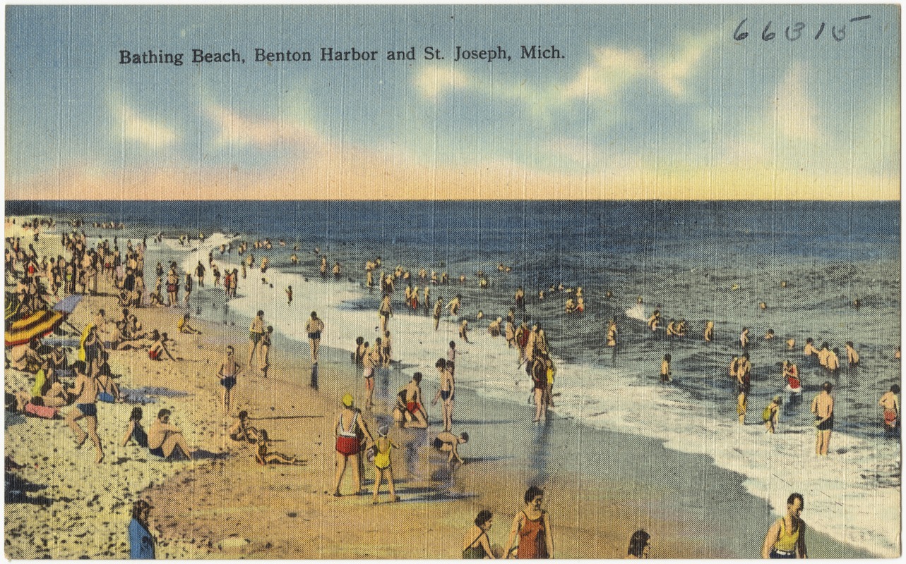 Bathing Beach, Benton Harbor and St. Joseph, Mich.