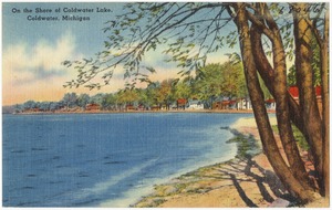 On the shore of Coldwater Lake, Coldwater, Michigan