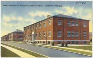 Girls' dormitory at Michigan Children's Village, Coldwater, Michigan