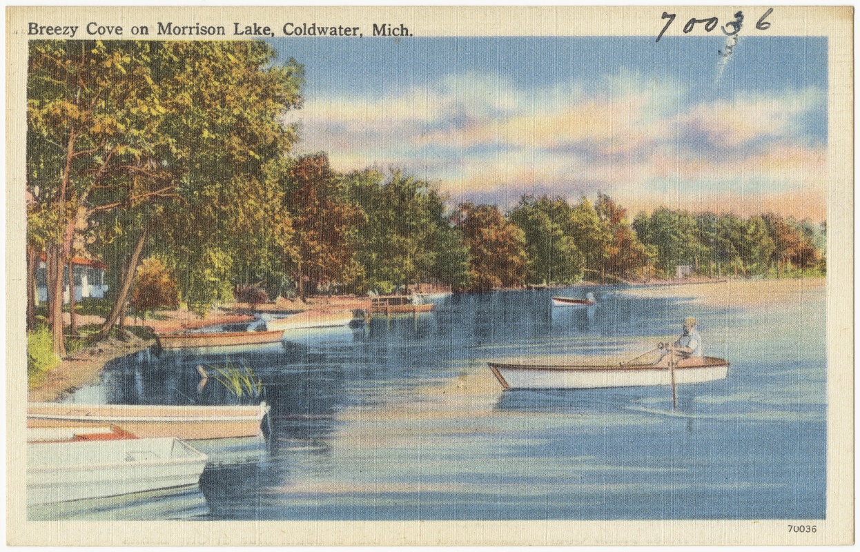 Breezy cove on Morrison Lake, Coldwater, Mich. - Digital Commonwealth
