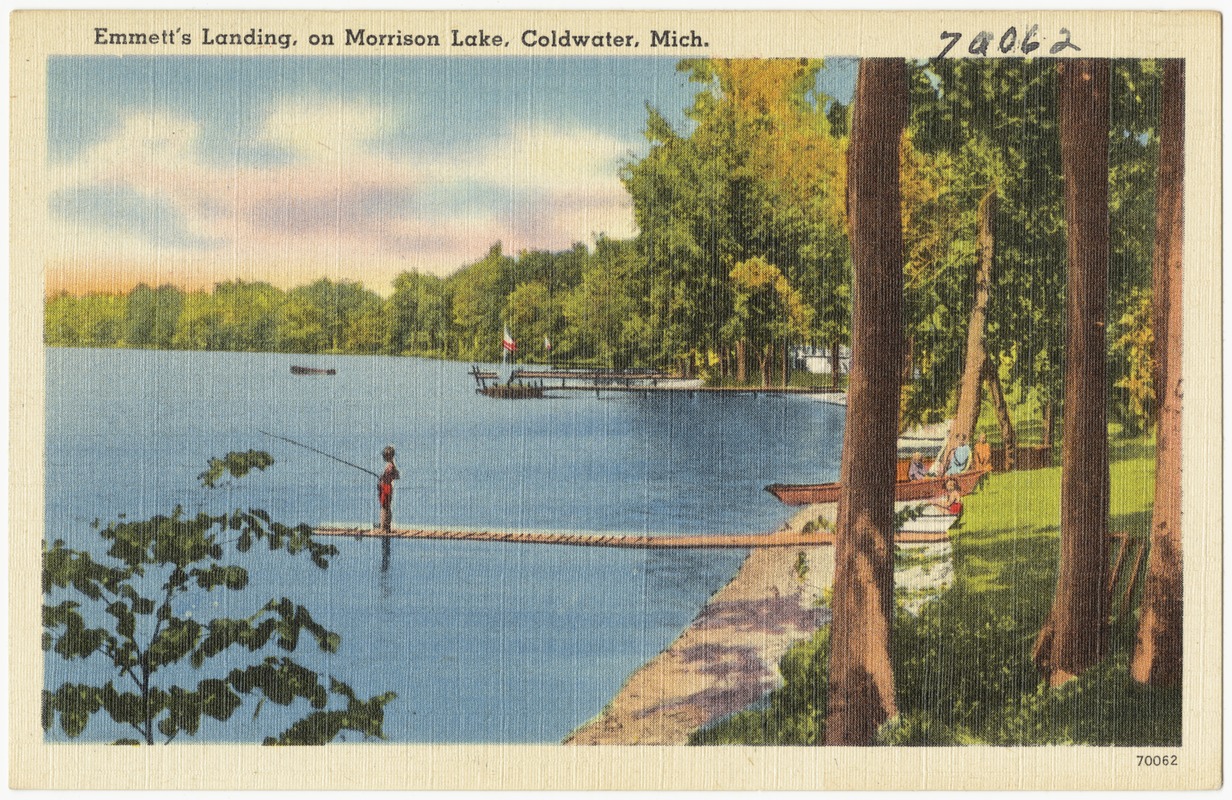 Emmet's Landing, on Morrison Lake, Coldwater, Mich. - Digital Commonwealth