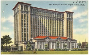 The Michigan Central Depot, Detroit, Mich.