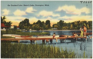 On Crocked Lake, Sister's Lake, Dowagiac, Mich.