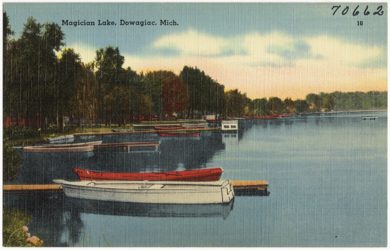 Magician Lake, Dowagiac, Mich. Digital Commonwealth
