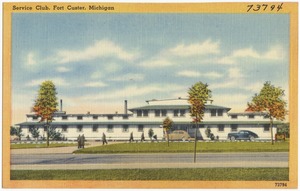 Service Club, Fort Custer, Michigan