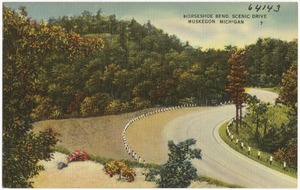 Horseshoe bend scenic drive, Muskegon, Michigan