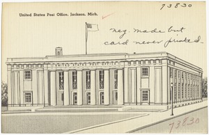 United States Post Office, Jackson, Mich.