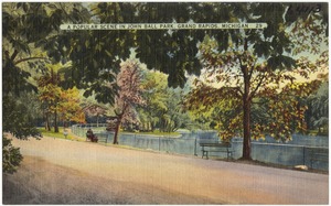 A popular scene in John Ball Park, Grand Rapids, Michigan