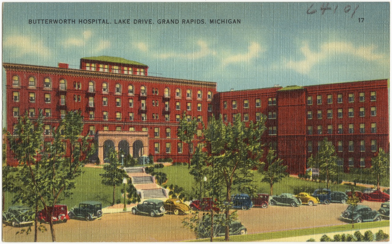 Butterworth Hospital, Lake Drive, Grand Rapids, Michigan
