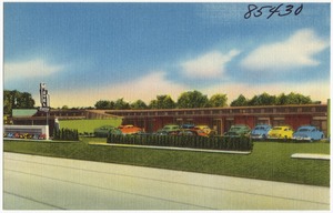 Motel Berkeley, Michigan's newest and most modern motel, 2324 N. Woodward (U. S. 10), 4 miles from Detroit