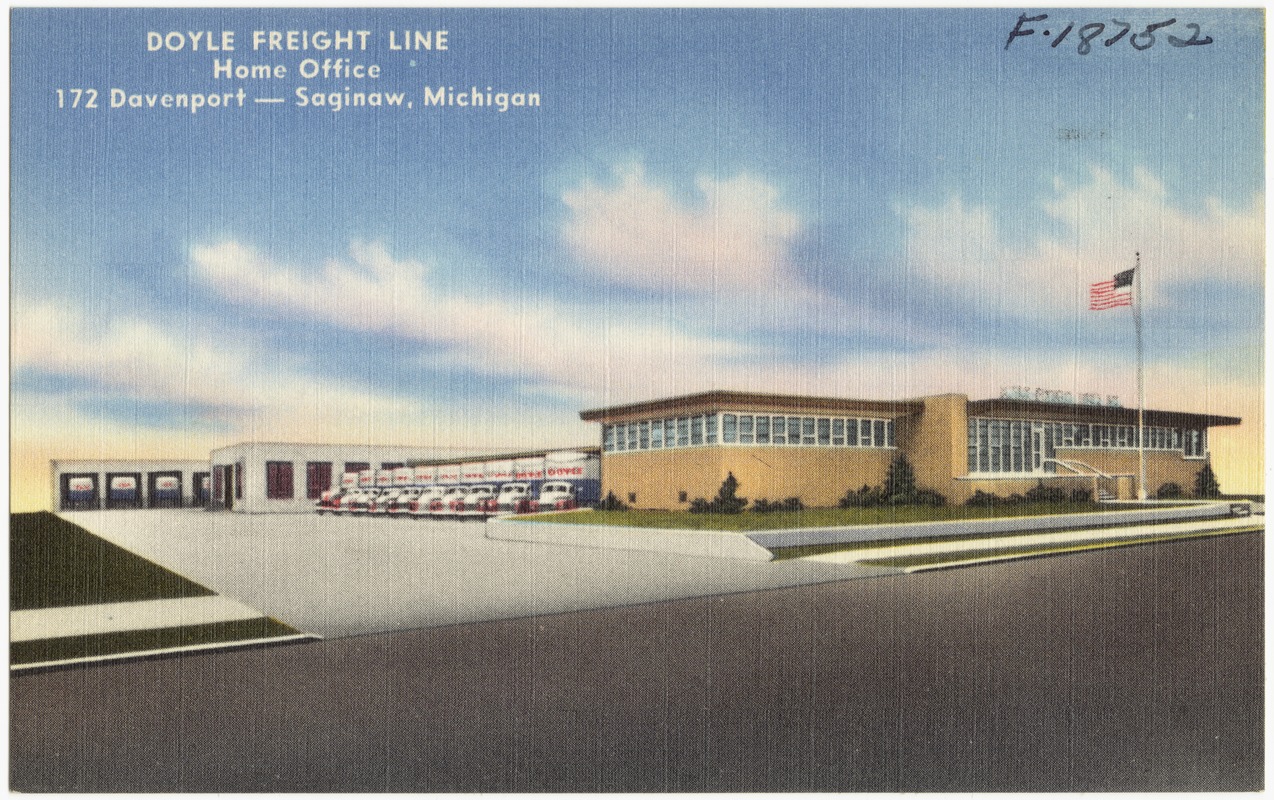 Doyle Freight Line home office, 172 Davenport -- Saginaw, Michigan